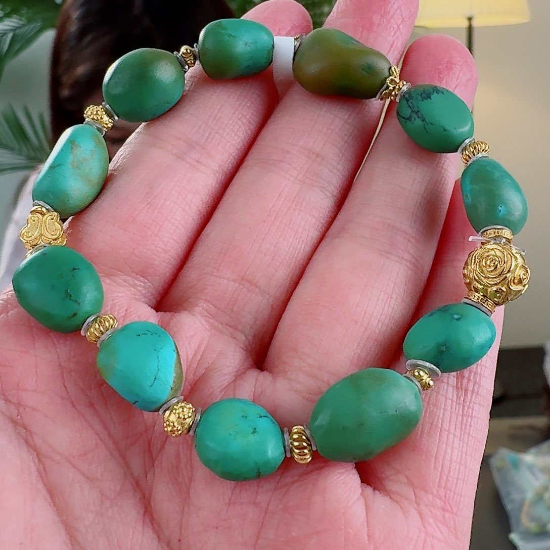 绿松石珠宝奇石未镶嵌