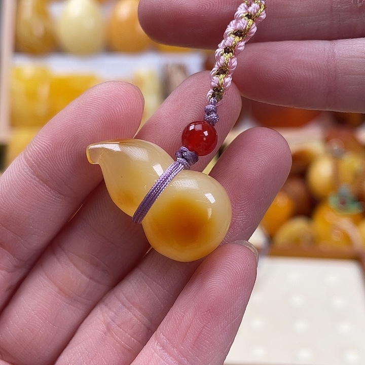未镶嵌颈饰蜜蜡蜜蜡
