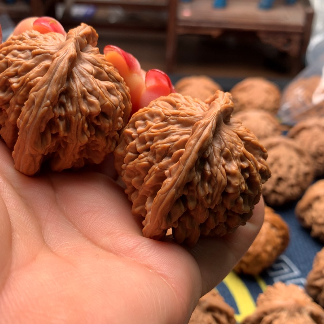 【闪购商品】把件文玩核桃-***-楼子43