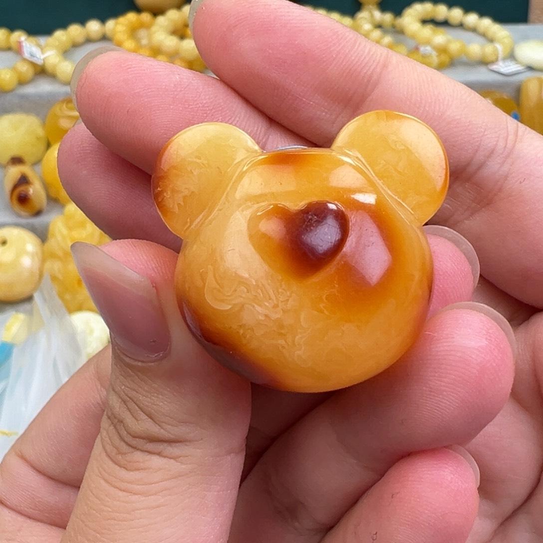 未镶嵌琥珀手链蜜蜡