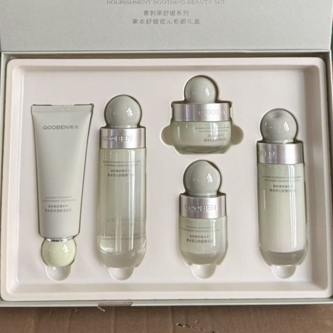 果本青刺果密沁舒缓五件套补水