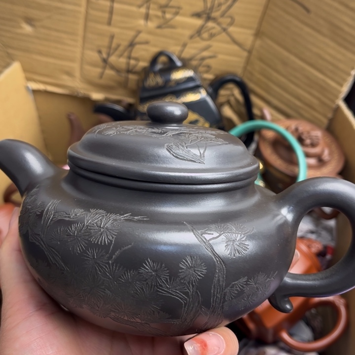 段泥茶壶紫砂壶的造型