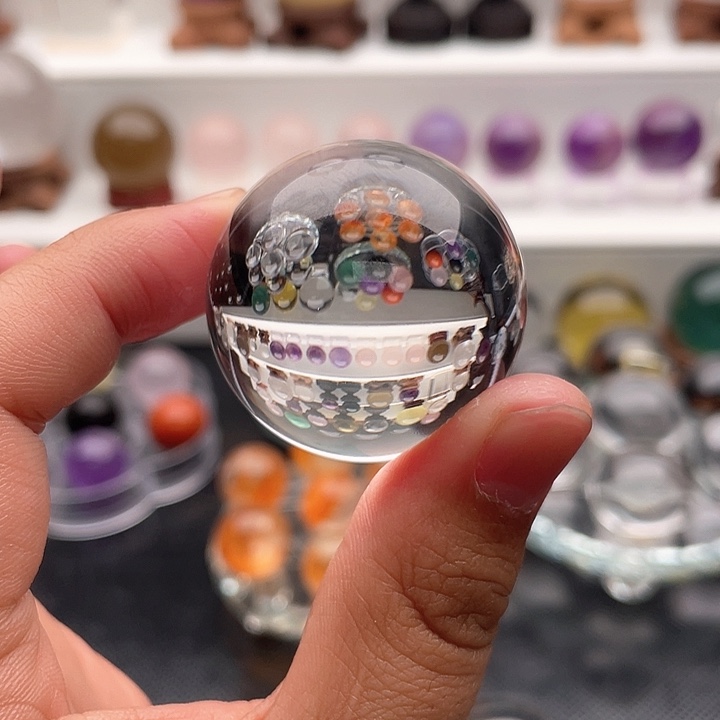 水晶水晶球未镶嵌阿*