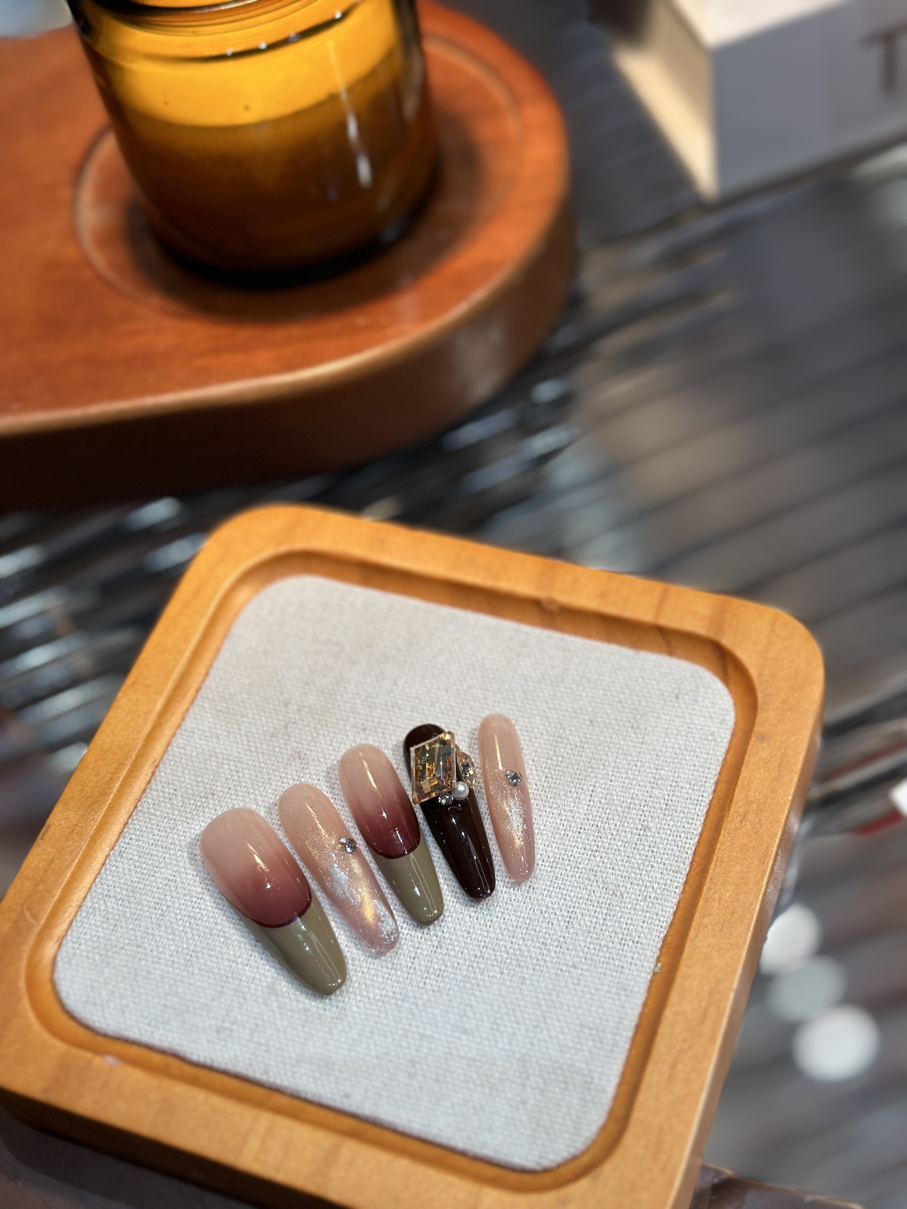 白菜家暗夜精灵穿戴甲美甲