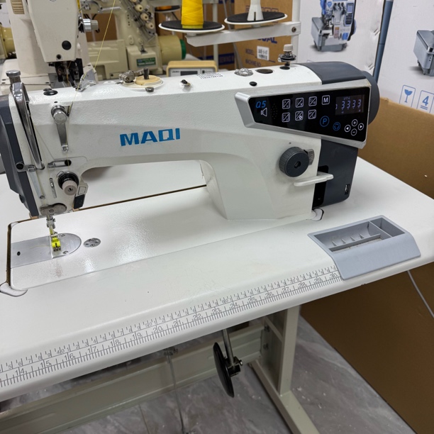 9新  美机全自动工业缝纫机家用平车剪线自动抬压脚轻巧整套