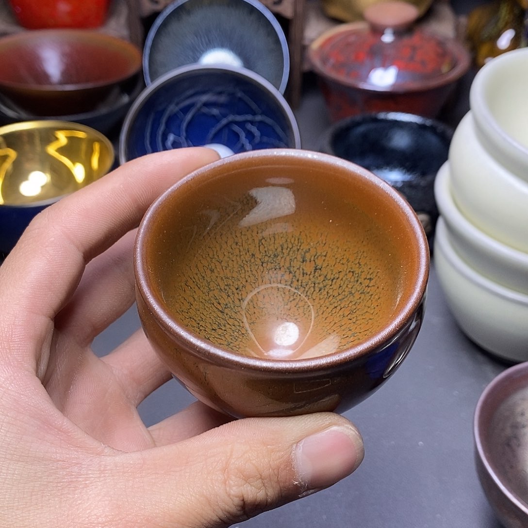 茶盏有瑕介意勿拍9
