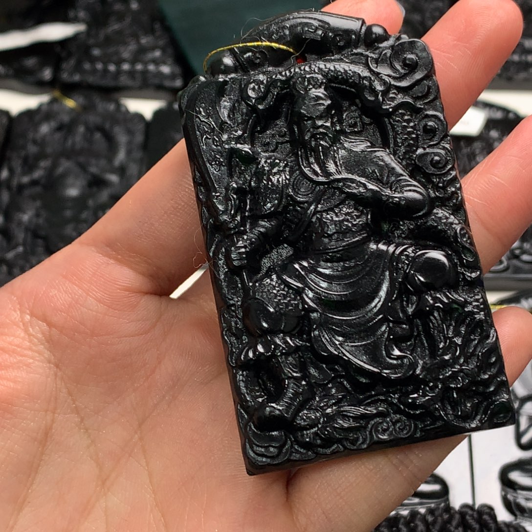 天然a货钢琴黑挂件