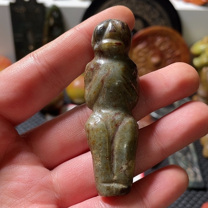 御***行岫岩河磨玉（透闪石质玉）未镶嵌挂件