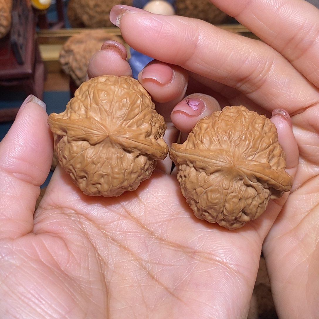 文玩核桃把件42南瓜墩