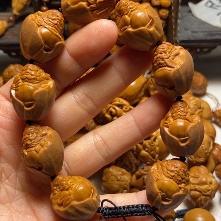 【闪购商品】橄榄核手串/手链包衣钟馗