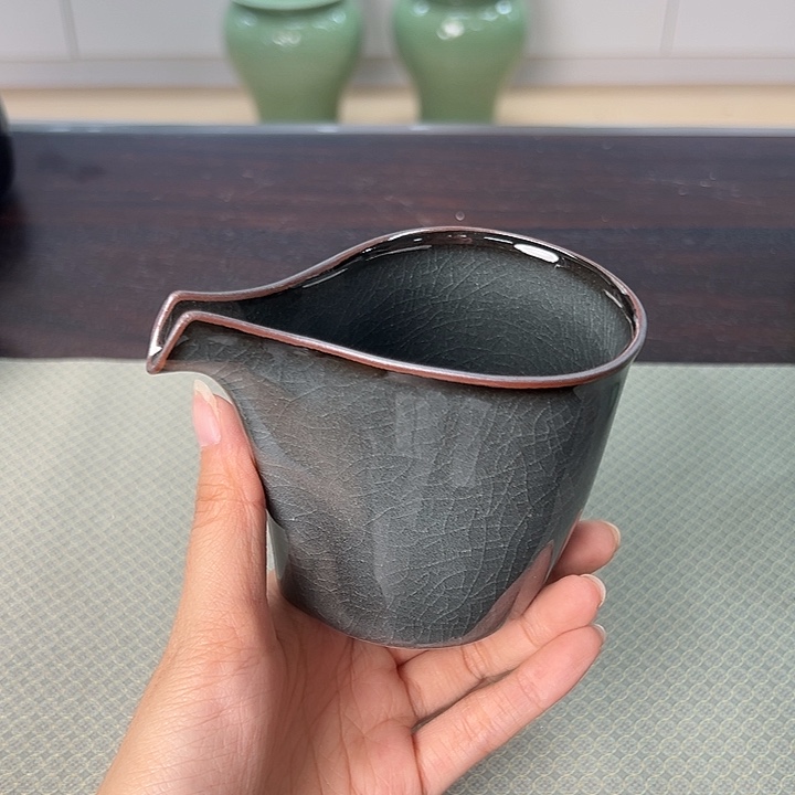 龙泉云间青瓷小米茶器