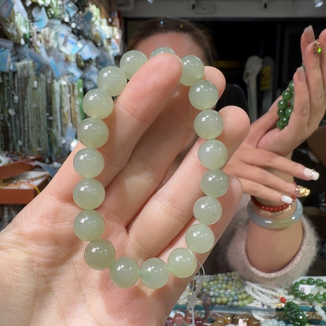 和田玉未镶嵌手链