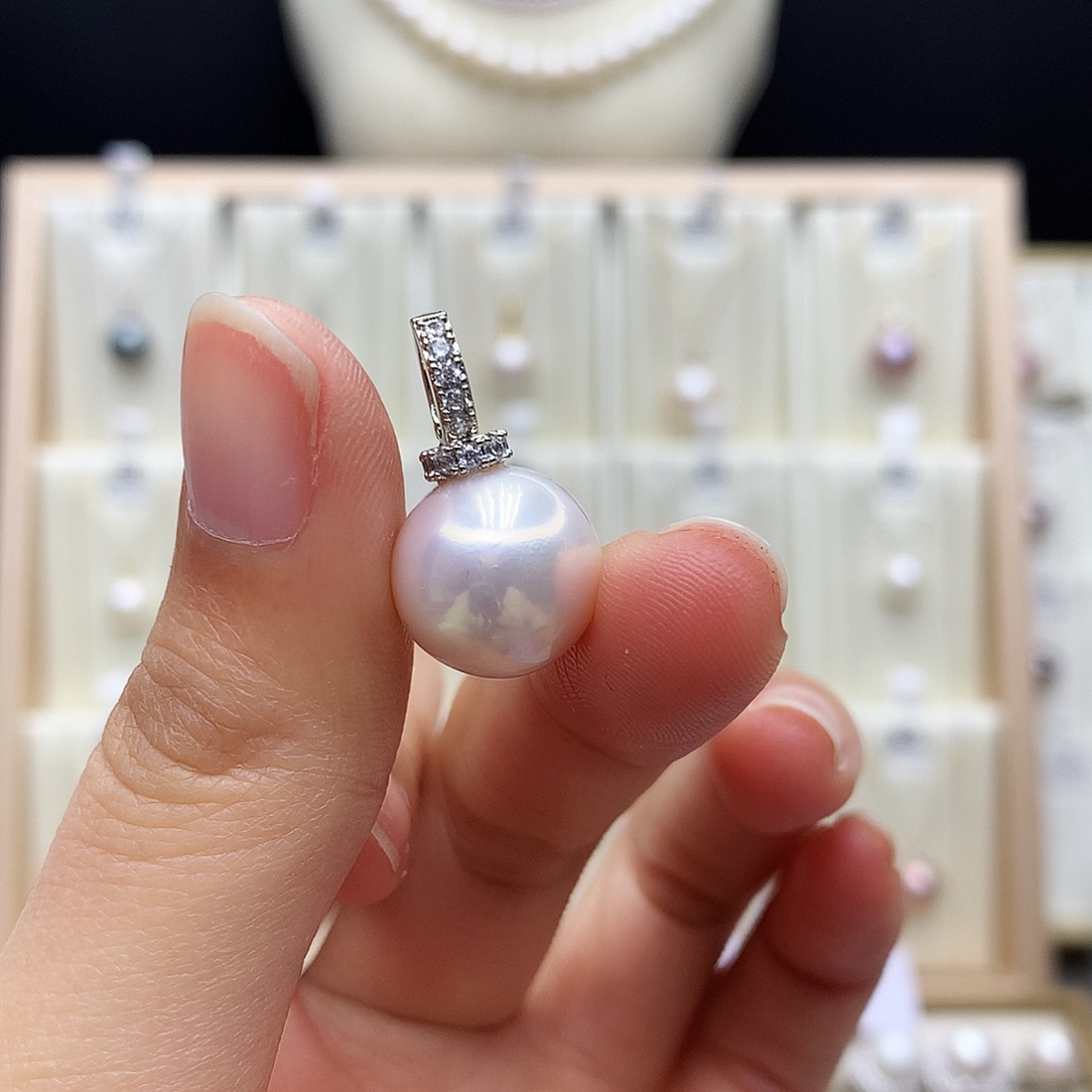 颈饰合金淡水珍珠