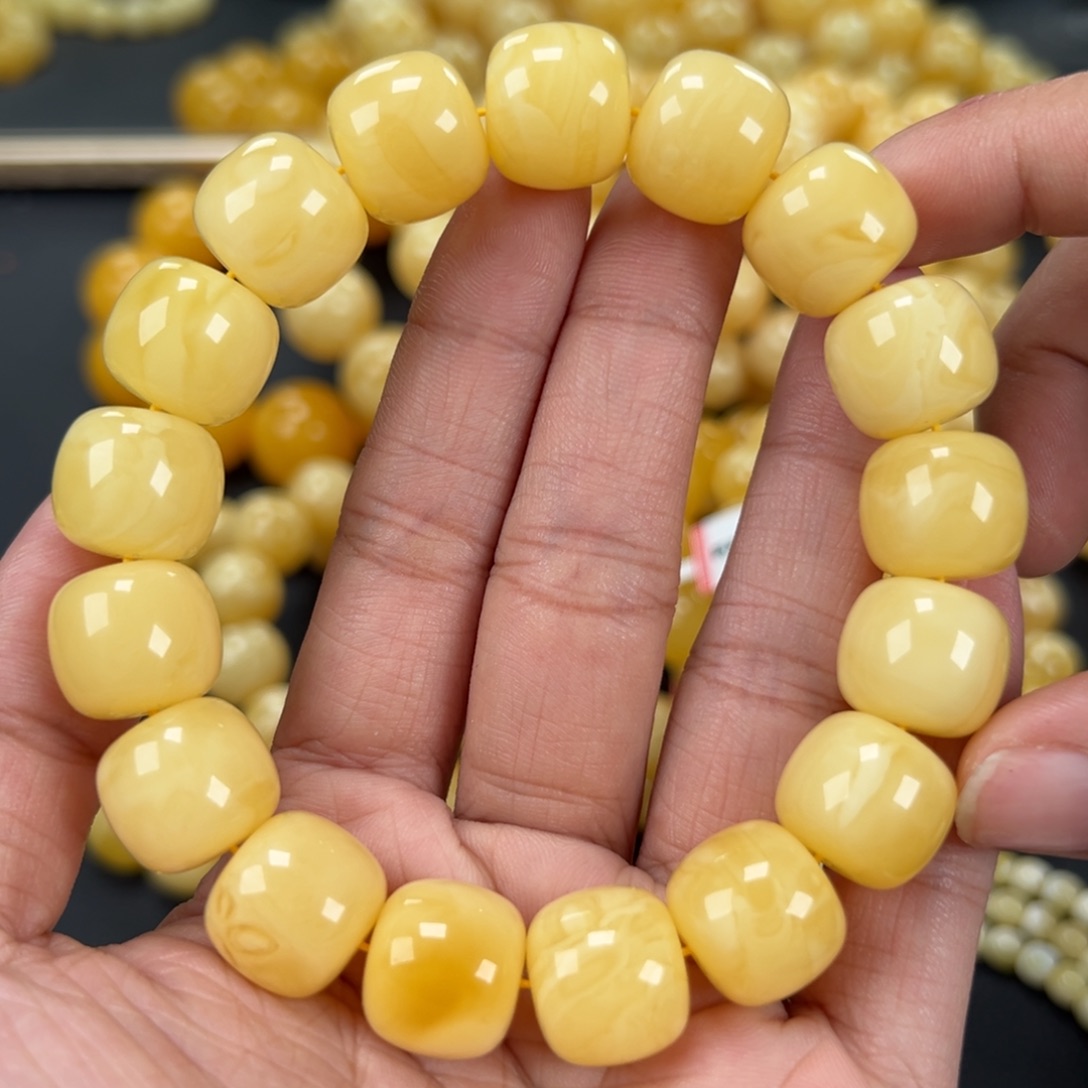 琥珀未镶嵌手链33