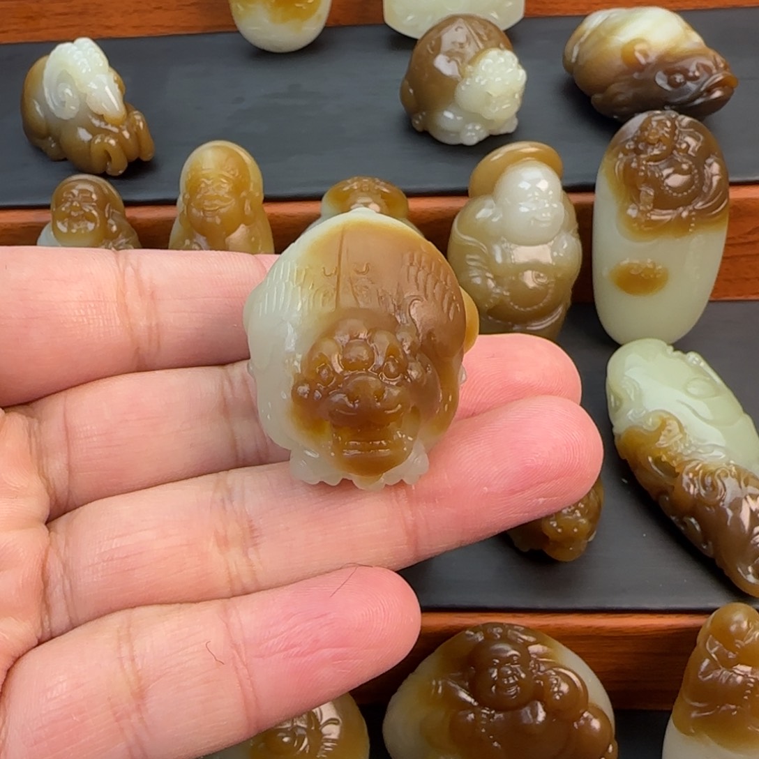 和田玉（糖玉）颈饰未镶嵌Y*定制
