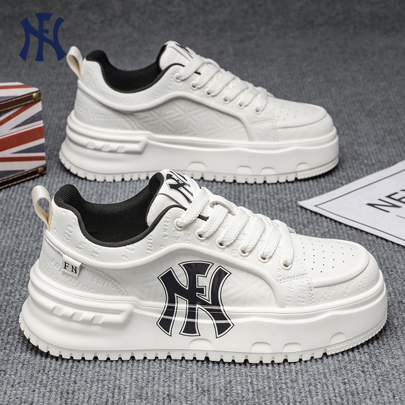 FN男鞋透气运动板鞋秋季新款痞帅防水厚底舒适百搭网红爆款休闲鞋