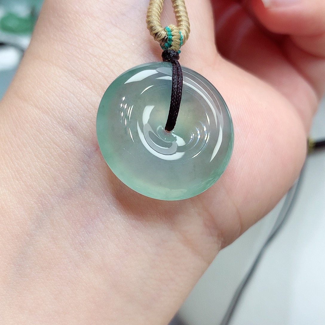 颈饰未镶嵌翡翠翡翠92，23.5/5.9