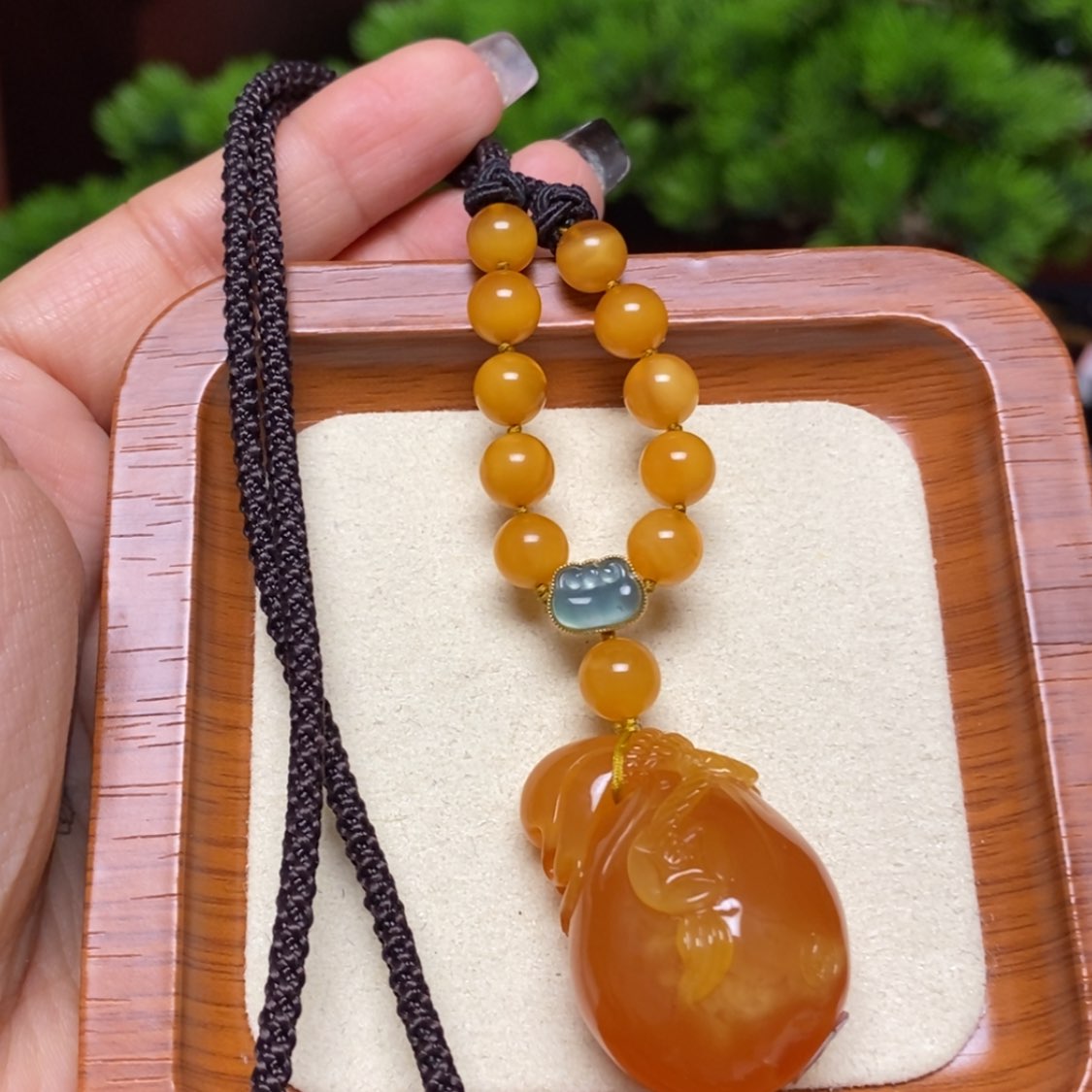 【闪购商品】蜜蜡颈饰未镶嵌项链