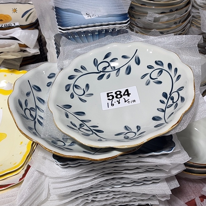 瓷微瑕外贸餐具584