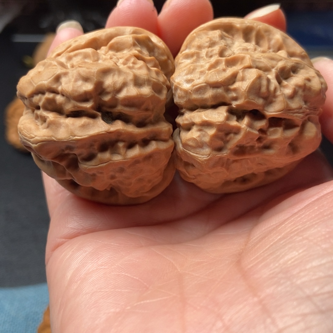 文玩核桃把件蛤蟆头42