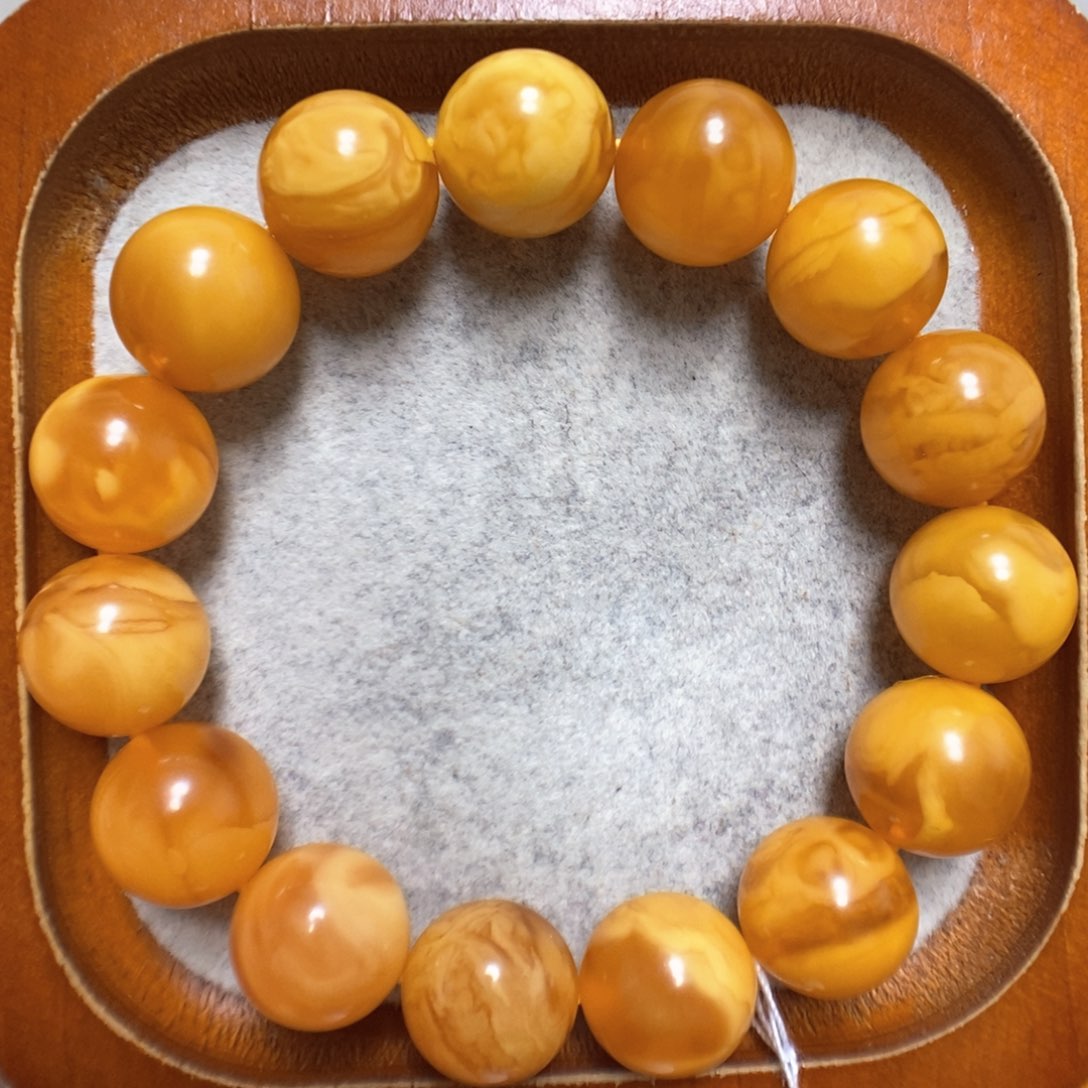 蜜蜡手串未镶嵌蜜蜡手串