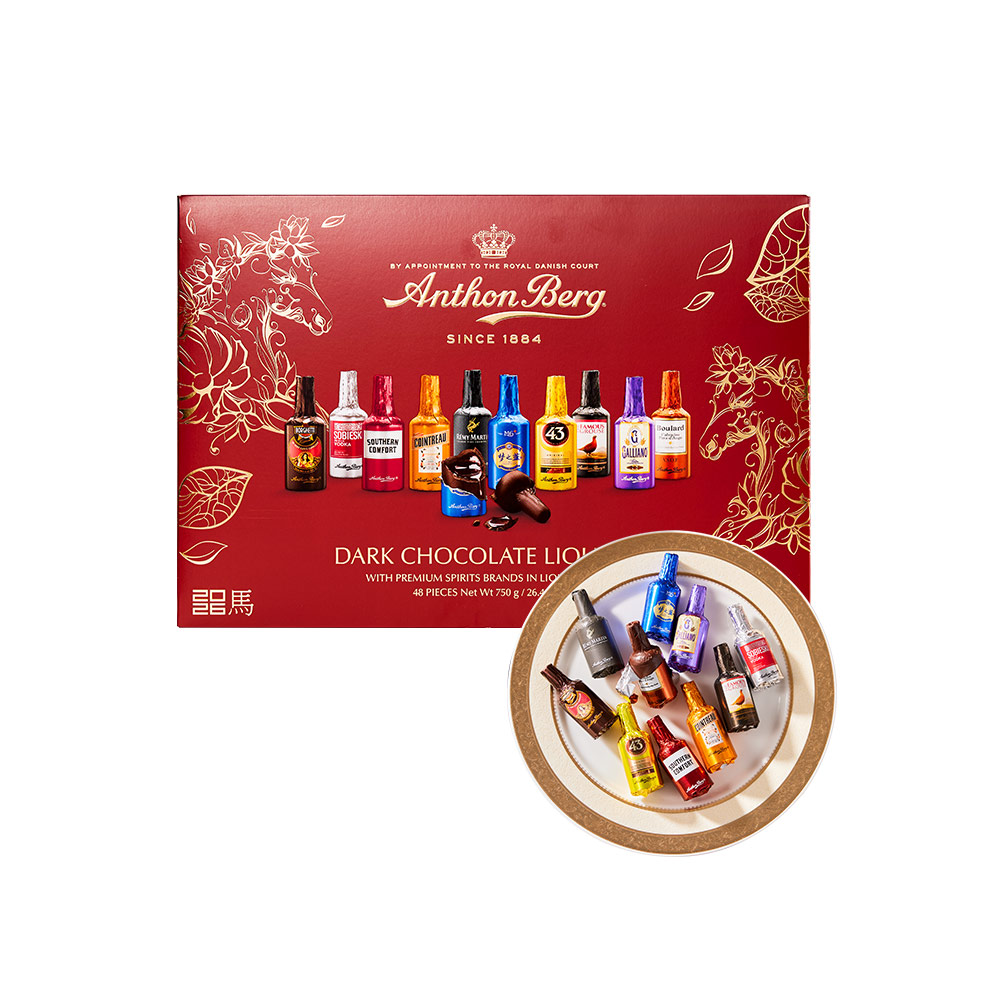 Anthon Berg 波兰进口 什锦口味酒心巧克力制品 750g