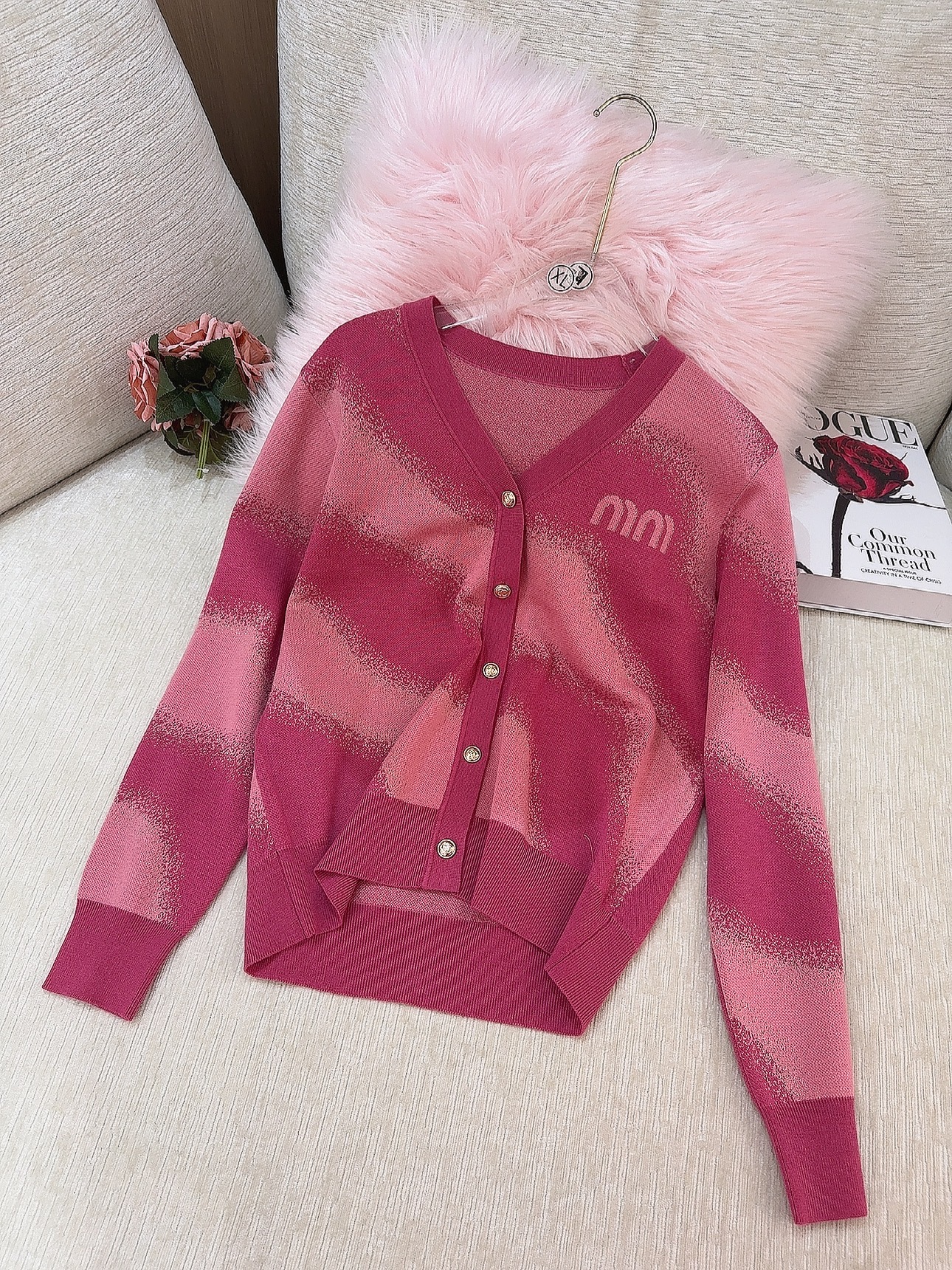 DC【孤品3】长袖开衫时洋气尚气质舒适休闲女士上衣半裙