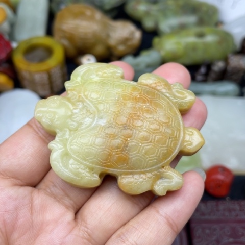 蛇纹石玉未镶嵌颈饰22