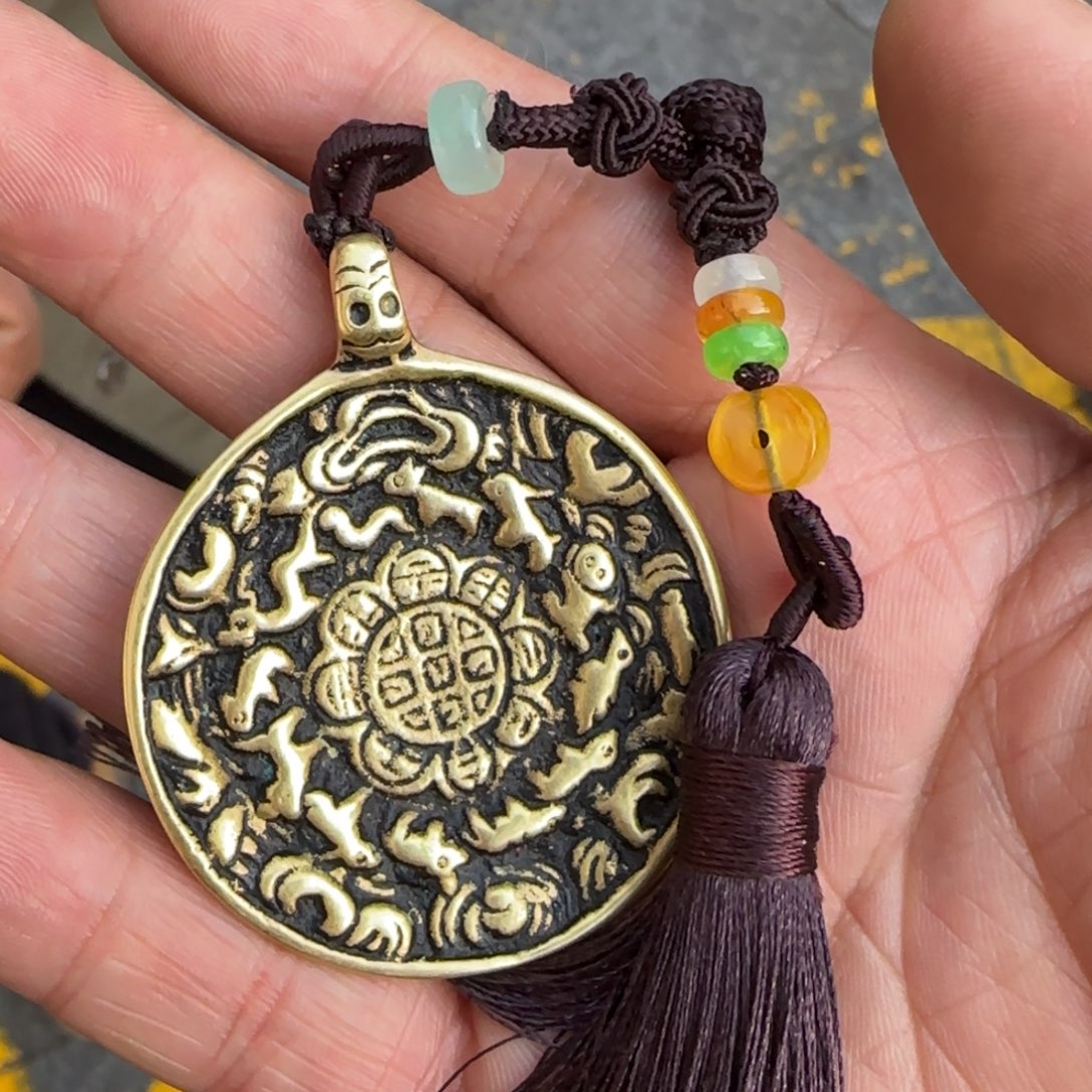 精品立马铜九宫牌