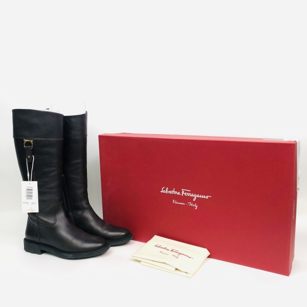 妃鱼/菲拉格慕/靴子/95新/凡1/26