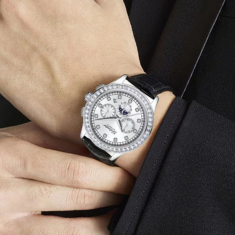 男士全自动机械腕表多功能机械手表男（郝总）超凡系列-1