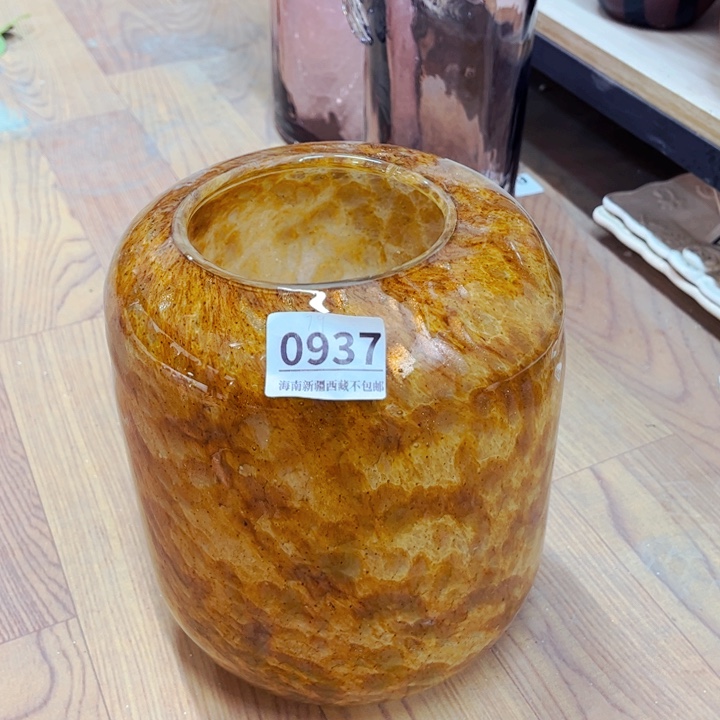 玻璃0937 花瓶家悦美居高23