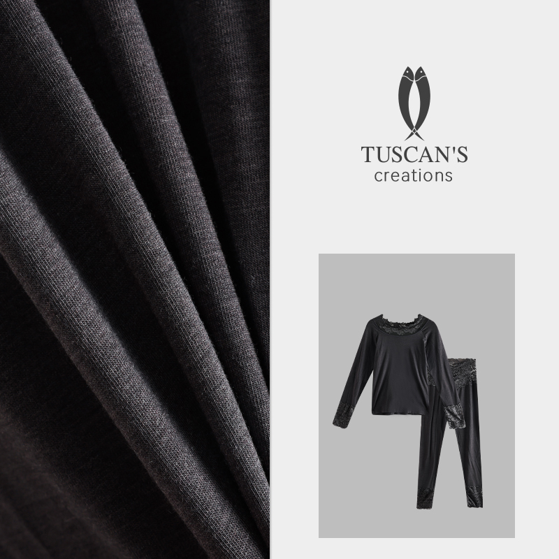 TUSCAN'S CREATIONS冬季保暖长袖打底衫套装女士显瘦套装时代双鱼