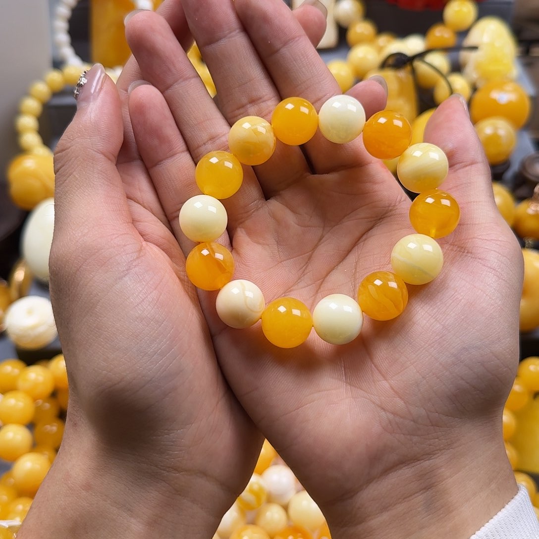 蜜蜡珠宝奇石未镶嵌15mm