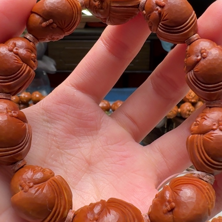 橄榄核手串/手链阿福