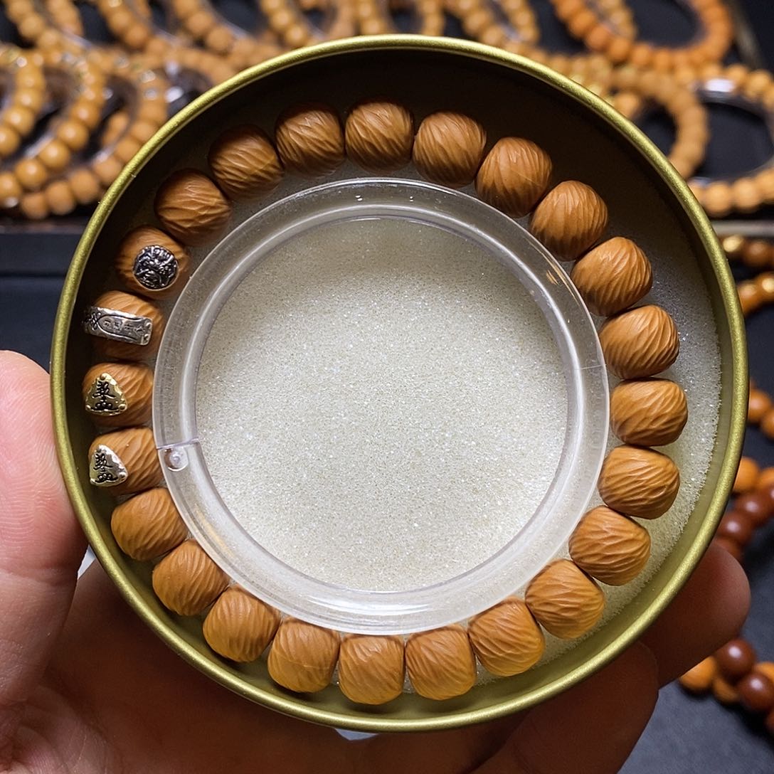 猴头核桃手串四标千刃云锦尺寸10左右全品35号