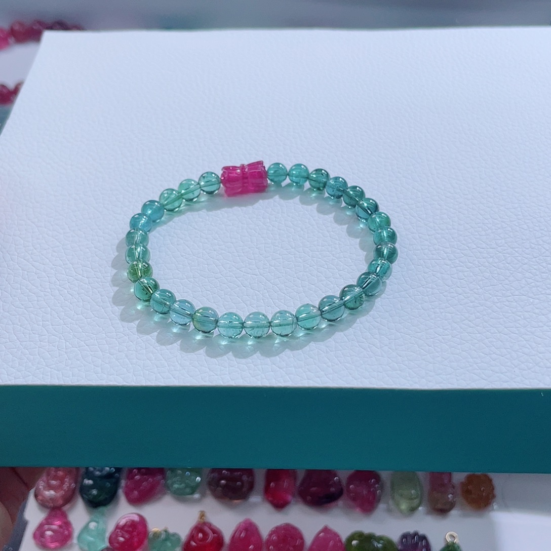 未镶嵌手链碧玺碧玺手链