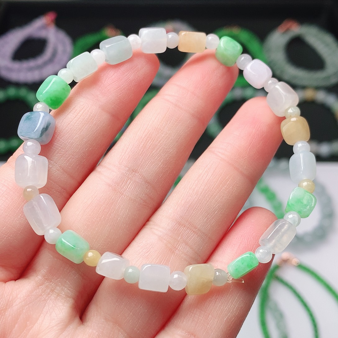 翡翠未镶嵌手链翡翠