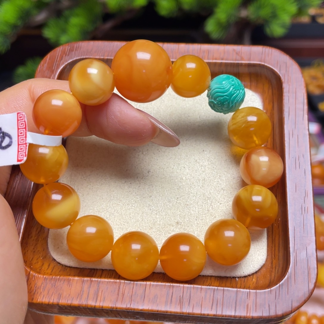 蜜蜡手链未镶嵌手串