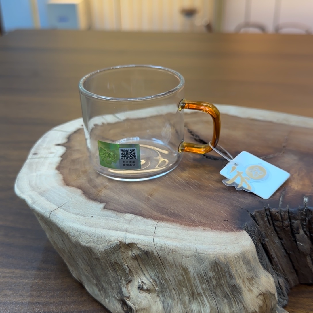 禾器清禾杯琥珀色一对