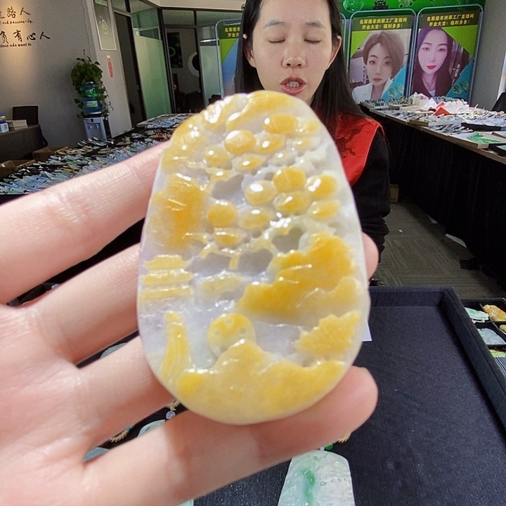 颈饰未镶嵌翡翠翡翠