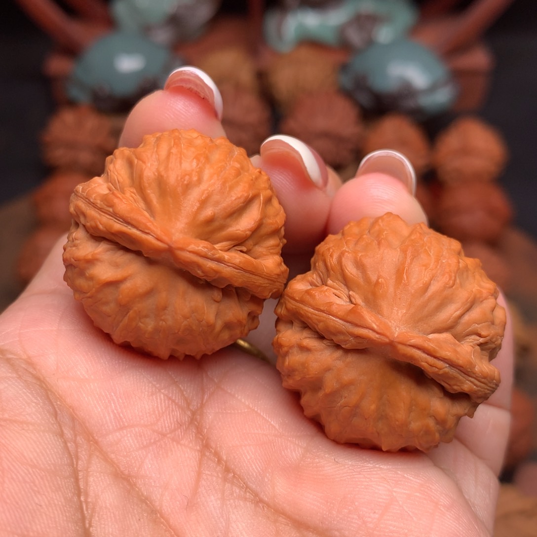 把件文玩核桃荔枝纹