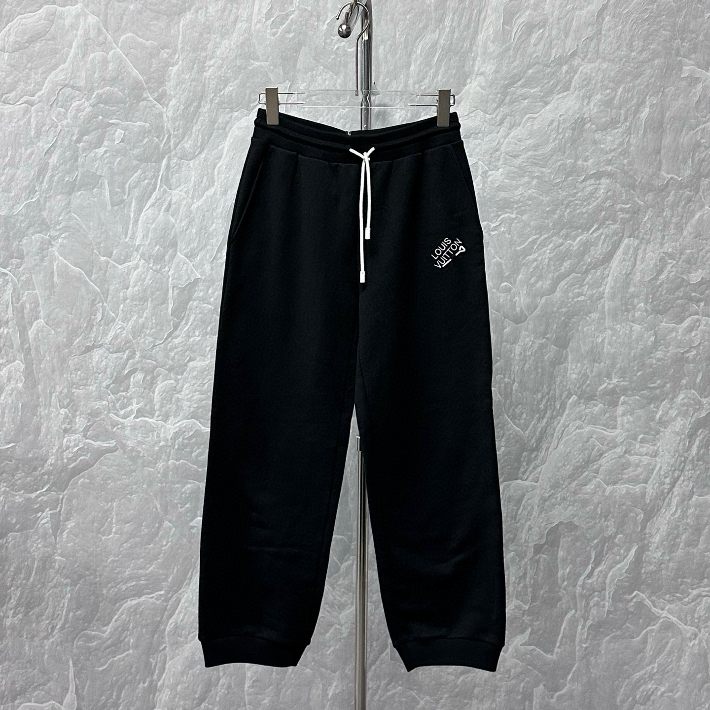 未使用 LouisVuitton/路易威登 别针刺绣休闲长裤 L码 D17376