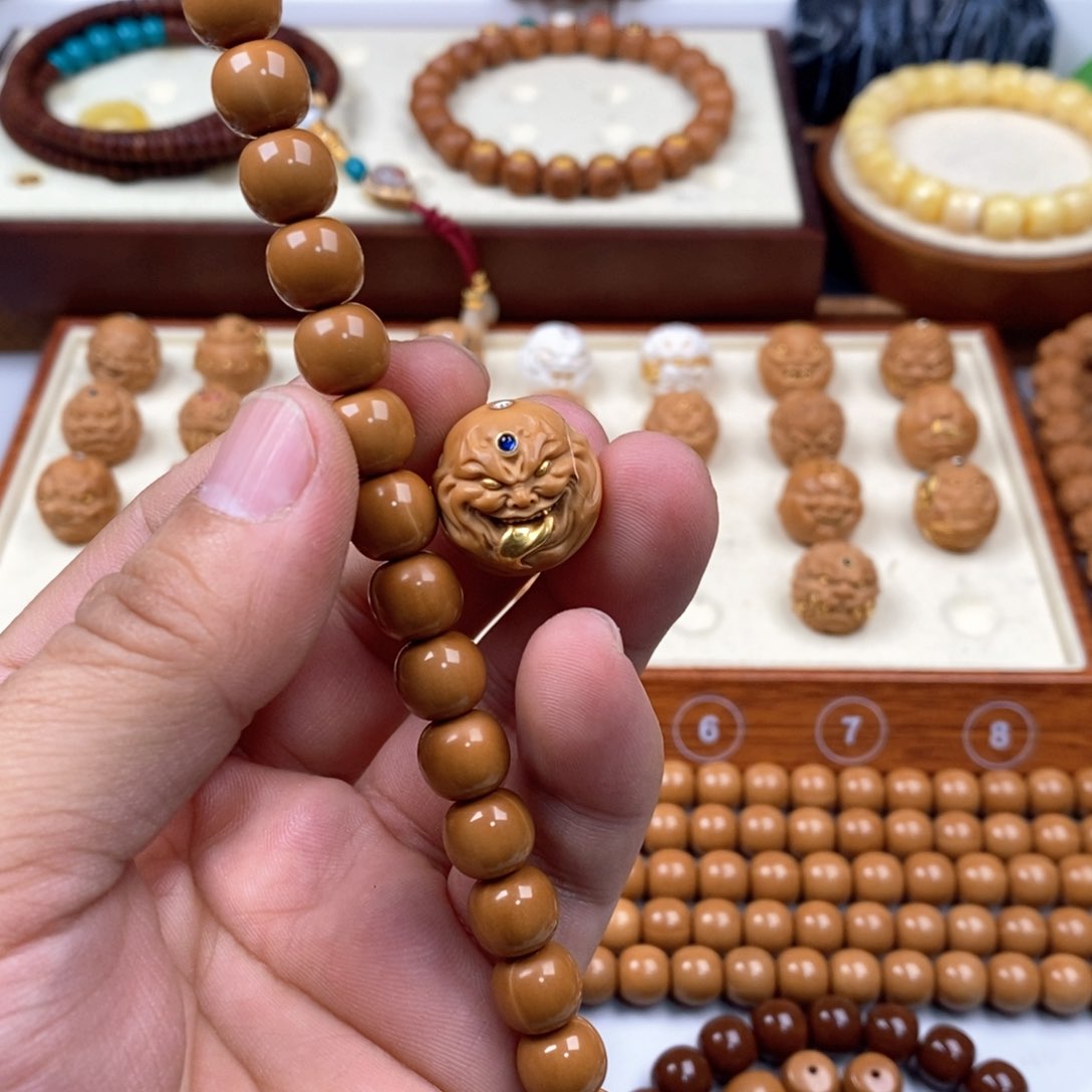 猴头核桃手串冯*子猴头