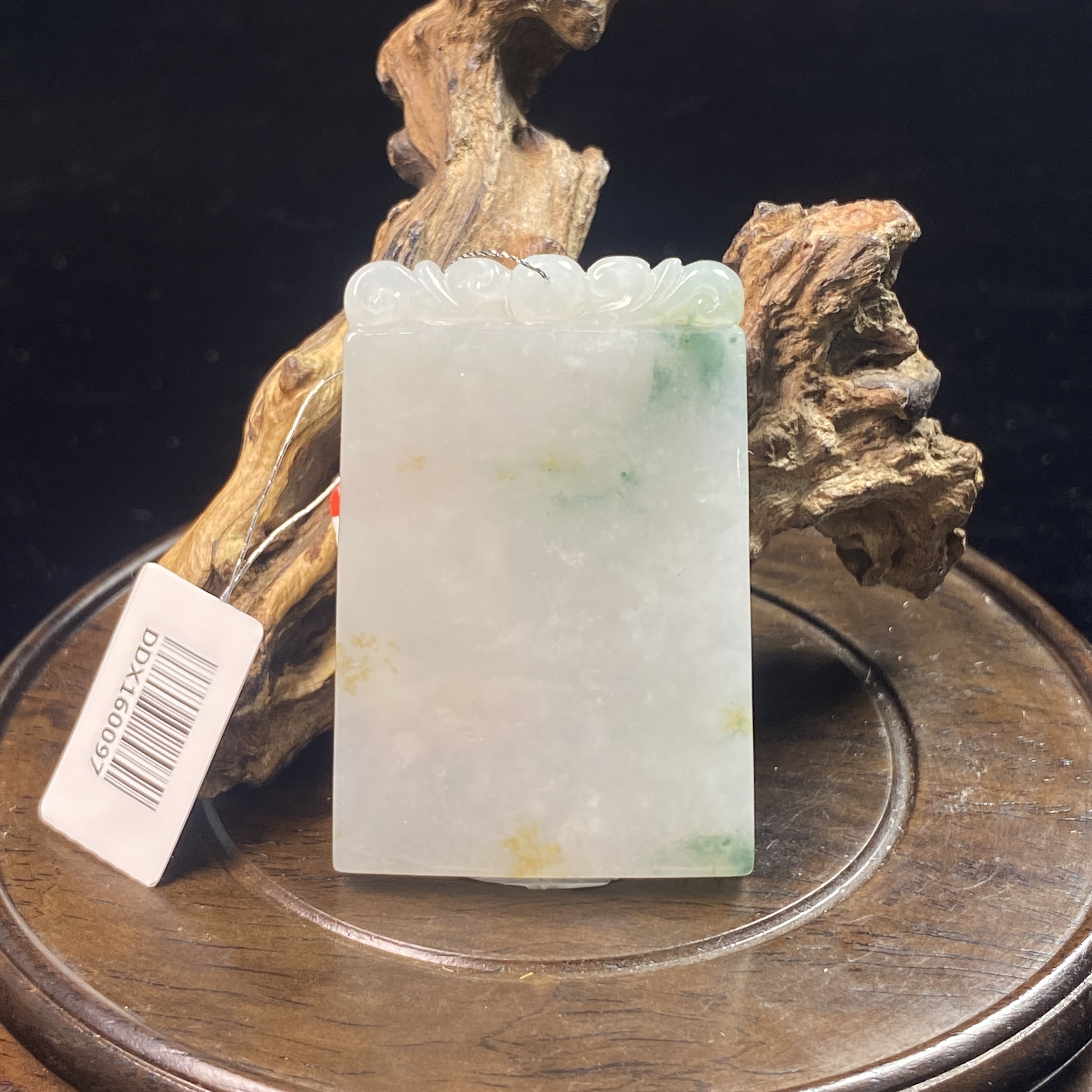 【诚翠拍品第一百二十九期午】翡翠105仿古牌DDX160097