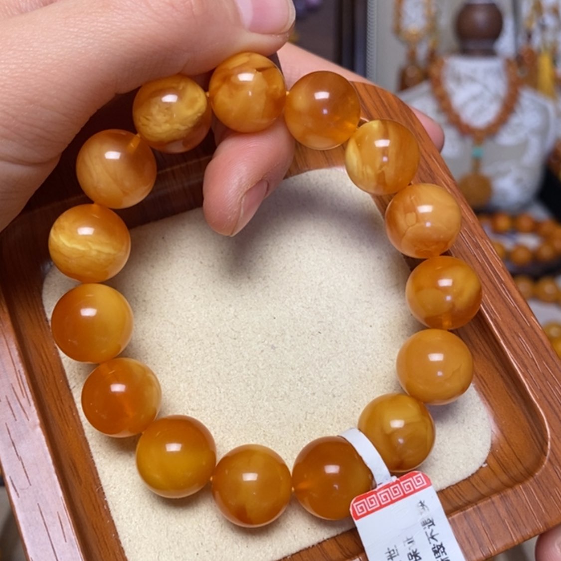 【闪购商品】手链蜜蜡未镶嵌手串