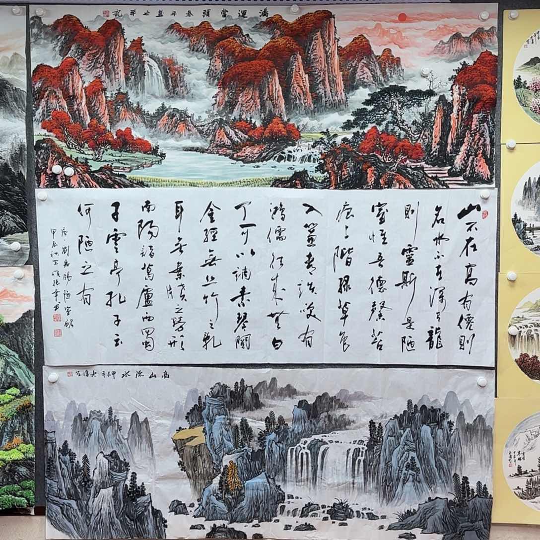 书法书法作品多次参加全国美展和