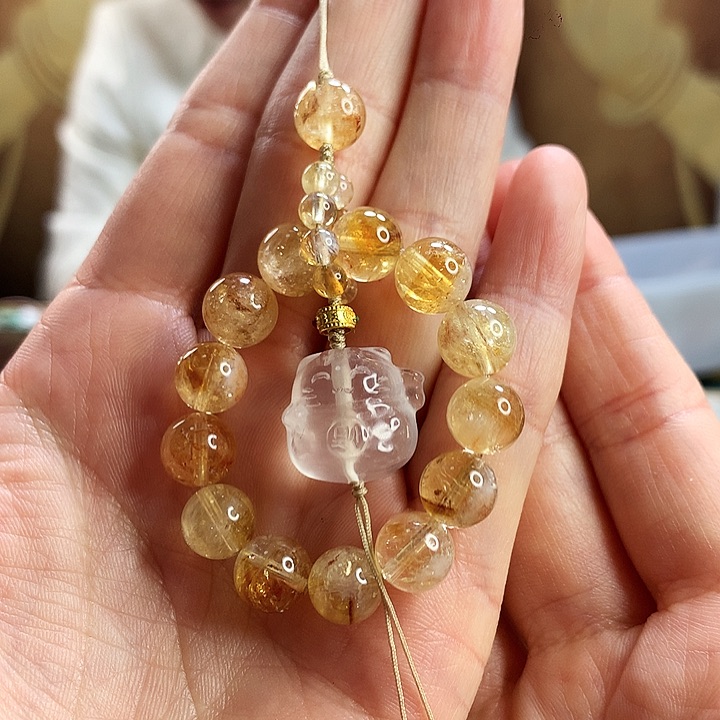 水晶手链未镶嵌挂件