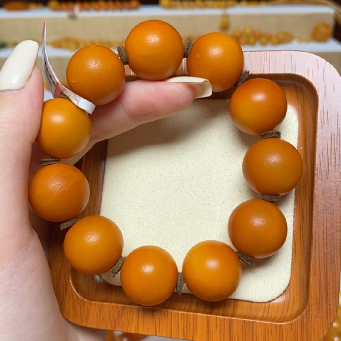 【闪购商品】未镶嵌蜜蜡手链手串