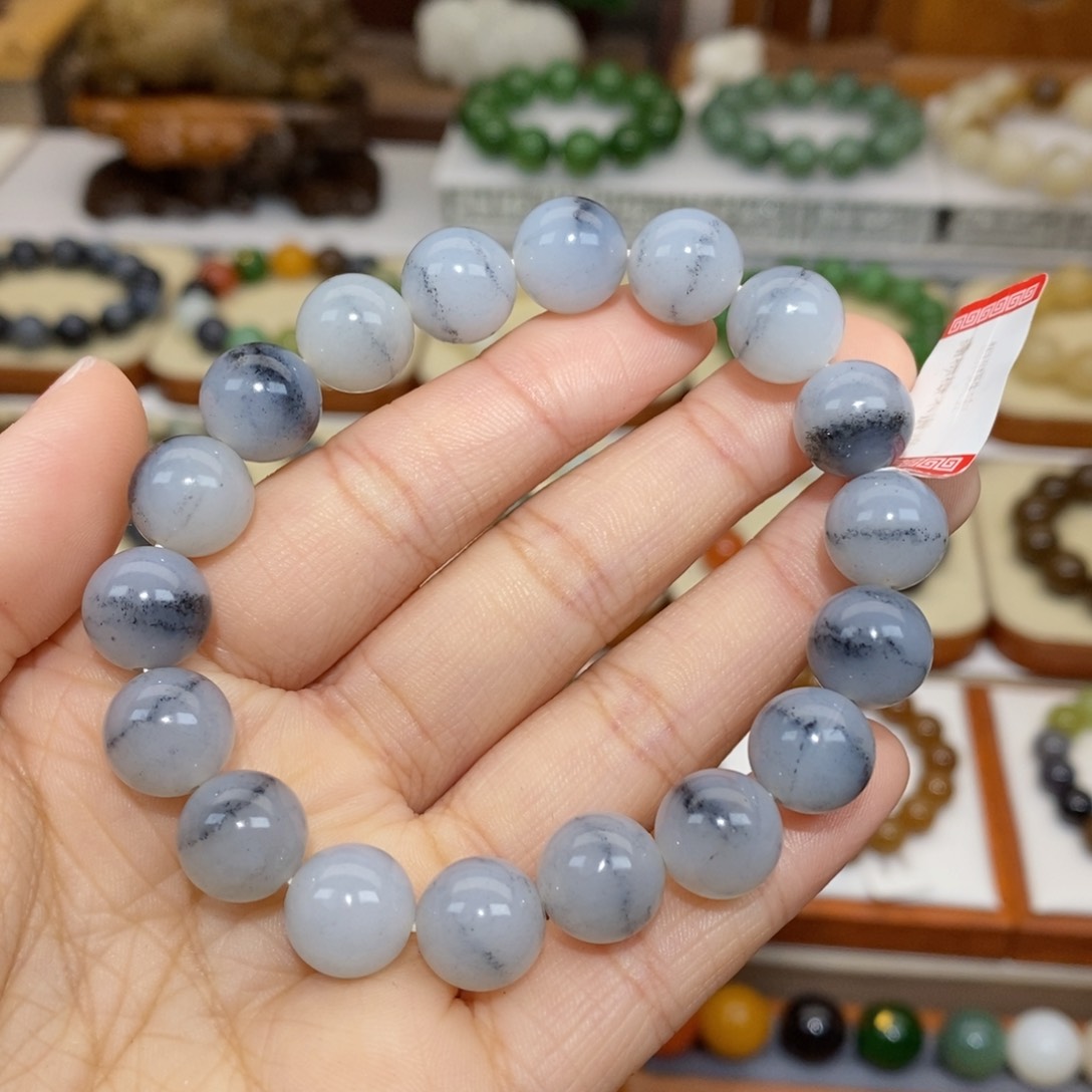 和田玉手串未镶嵌